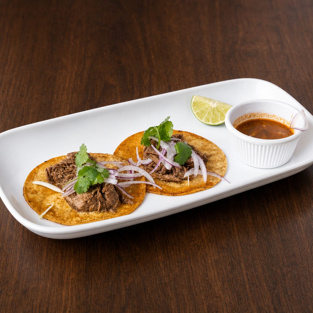 LAMB BIRRIA TACO.