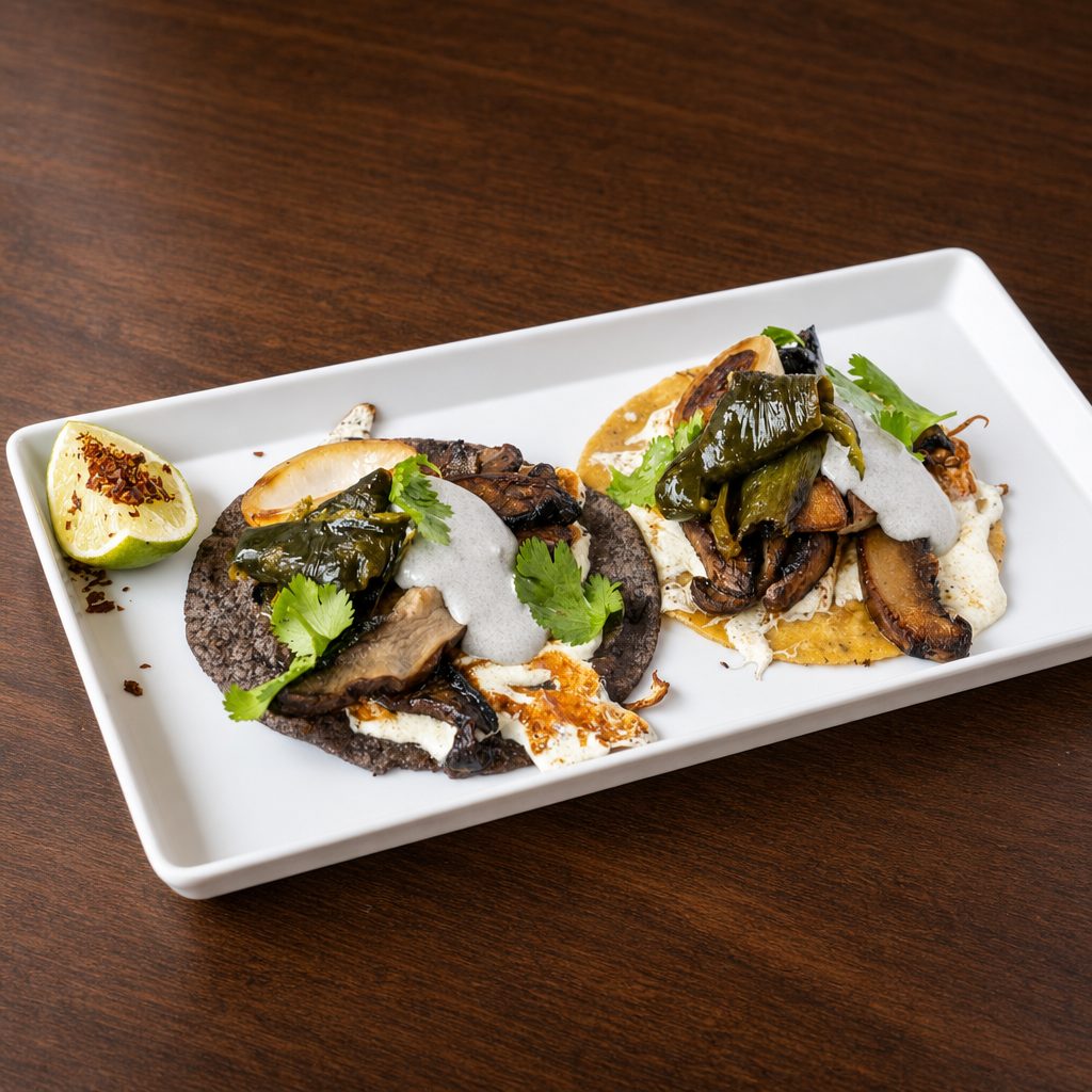 MUSHROOM TACO.