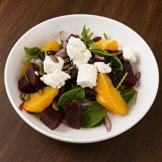 ORANGE BEET SALATA.