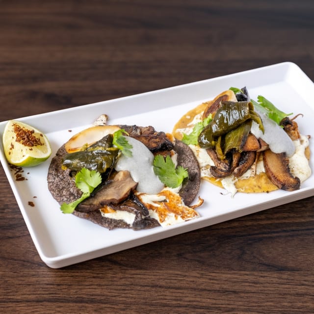MUSHROOM TACO.